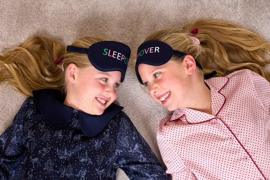 Kid's 'Sleepover' satin eye mask (4 - 12 years)
