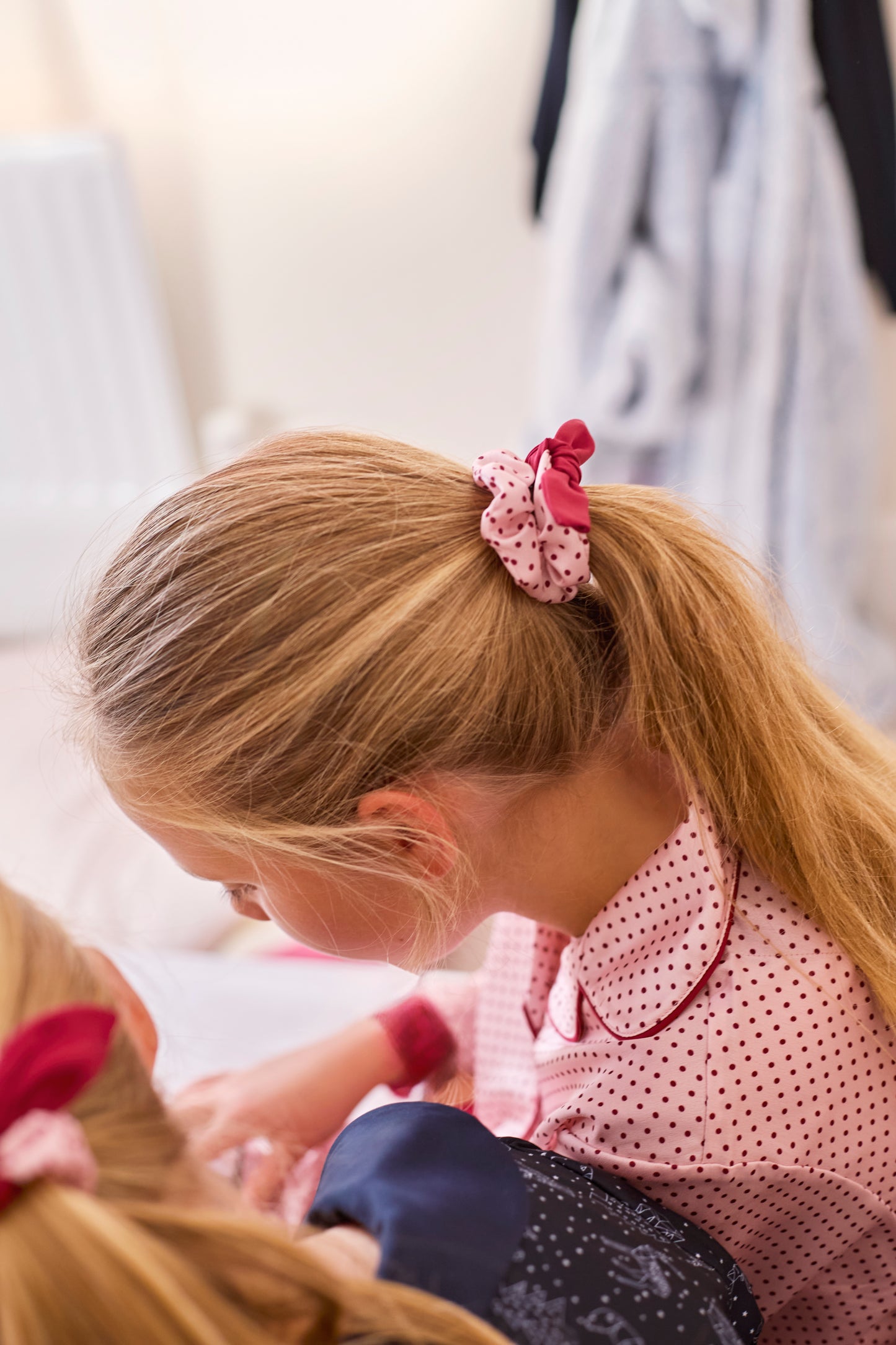 Kid's classic 'Polka dot' revere collar PJ set (6 - 13 years)