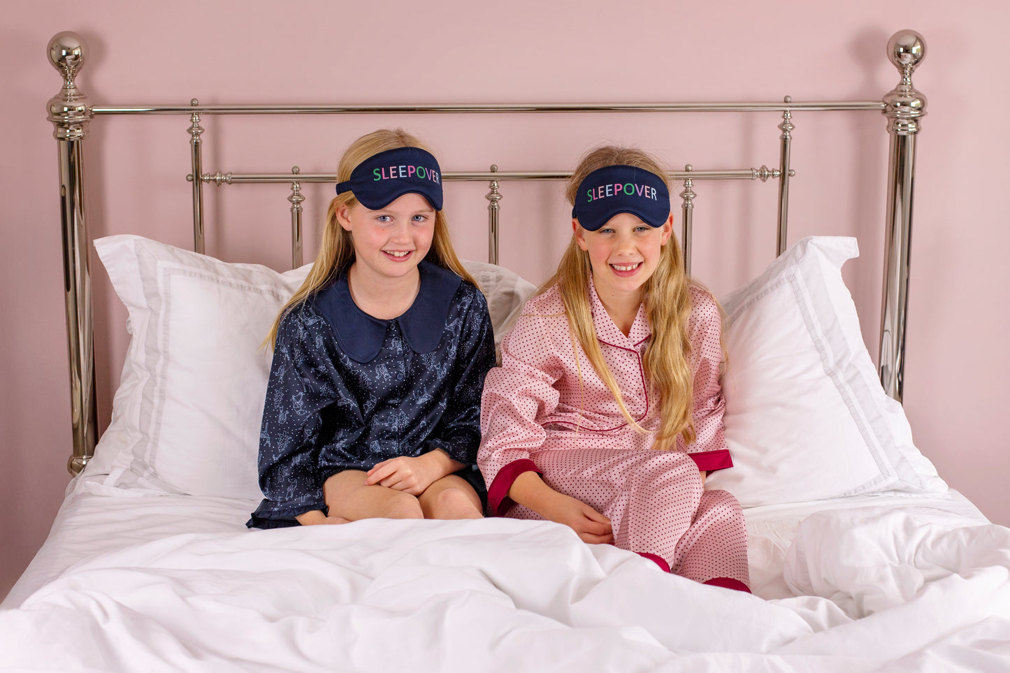 Kid's 'Sleepover' satin eye mask (4 - 12 years)
